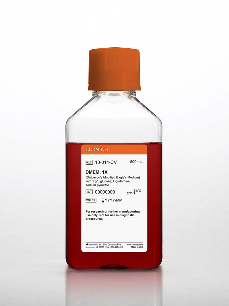 Corning 500 mL DMEM (Dulbecco’s Modified Eagle’s Medium)