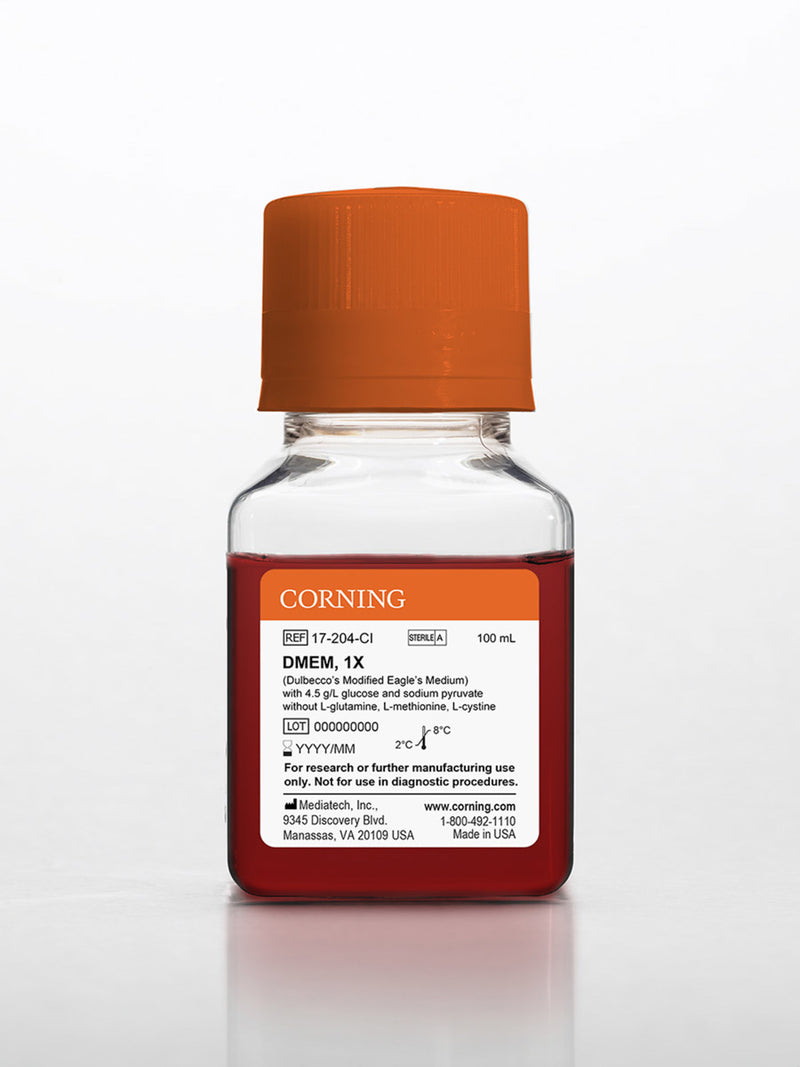 Corning 100 mL DMEM (Dulbecco’s Modified Eagle’s Medium)