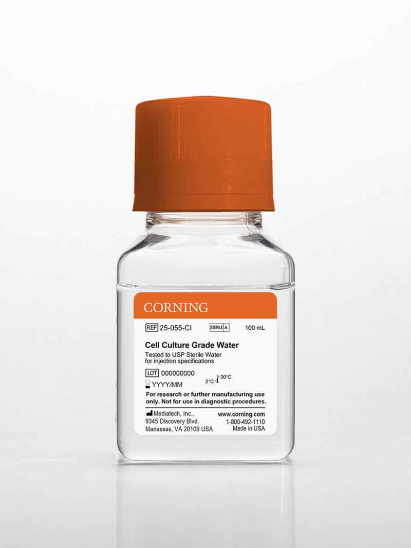 Corning Cell Culture Grade Water Tested to USP Sterile Water for Injection Specifications