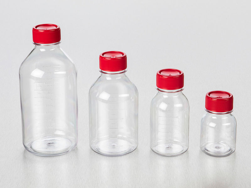 Corning Costar 125 mL Traditional Style Polystyrene Storage Bottles with 45 mm Caps