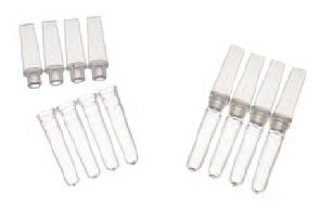 Novas Bio Thin Wall PCR 4-Strip 0.1mL Tubes and Caps Rotor-Gene Q compatible Clear